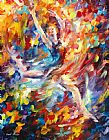 Leonid Afremov Burning Night