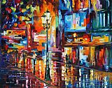 Leonid Afremov Downtown Lights