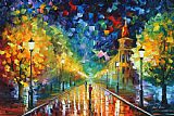Leonid Afremov Gold Winter