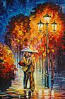 Leonid Afremov Kiss Under The Rain