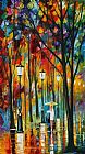 Leonid Afremov Lady In White