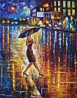 Leonid Afremov Late Return High Resolution Image