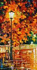 Leonid Afremov Lonely Bicycle