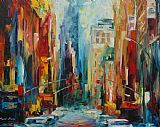 Leonid Afremov New York Early Morning