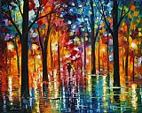 Leonid Afremov Rain Of Fire