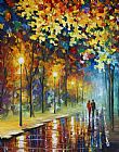 Leonid Afremov The Warmth Of Friends