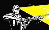 Collection 10 Miner With Jack Leg Drill