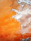 Collection 13 Tangerine Orange Geyser Pool of Yellowstone