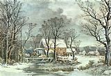 Currier and Ives Winter in the Country - the Old Grist Mill