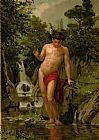 Dionisio Baixeras-Verdaguer Narcissus in love with his own reflection