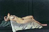 Dora Carrington Female Figure Lying on Her Back