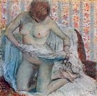 Edgar Degas After the Bath
