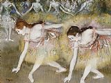 Edgar Degas Dancers Bending Down