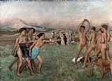 Edgar Degas Young Spartans Exercising