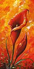 Edit Voros My flowers - Red kala