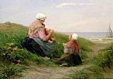 Edith Hume A Mother and her Small Children