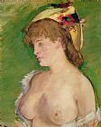 Edouard Manet The Blonde with Bare Breasts