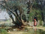 Eduard Heinel The Duck Pond