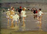 Edward Henry Potthast Children on the Beach