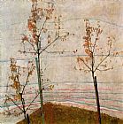 Egon Schiele Autumn Trees