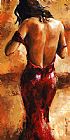 Emerico Toth Lady in Red /24