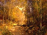 Emil Jakob Schindler Forest Lane Near Scharfling