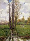 Ernest Le Villain Tree Beside Water