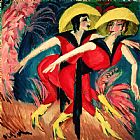 Ernst Ludwig Kirchner Dancers In Red