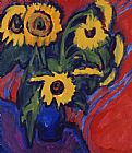 Ernst Ludwig Kirchner Sunflowers