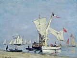 Eugene Louis Boudin Sailing Boats