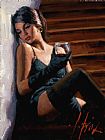 Fabian Perez Saba on The Stairs White Wall