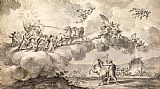 Fedele Fischetti Tapestry Design Apollo in His Chariot Led by Aurora