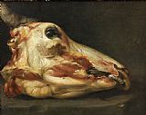 Felice Boselli Skinned Head of a Young Bull