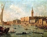 Francesco Guardi The Palace and the Molo from the Basin of San Marco