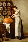Franck-Antoine Bail Cutting the Pumpkin