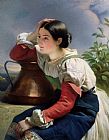 Franz Xaver Winterhalter Young Italian at the Well