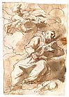 Gaspare Diziani An Angelic Minstrel Appears to Saint Francis