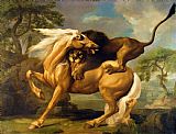 George Stubbs A Lion Attacking a Horse