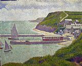 Georges Pierre Seurat Harbour at Port en Bessin at High Tide