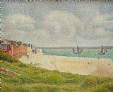 Georges Pierre Seurat Le Crotoy looking Upstream