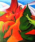 Georgia O'keeffe Melting Volcano