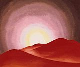 Georgia O'keeffe Red Hills Lake George