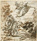 Giovanni Battista Gaulli Mercury Leading Geography