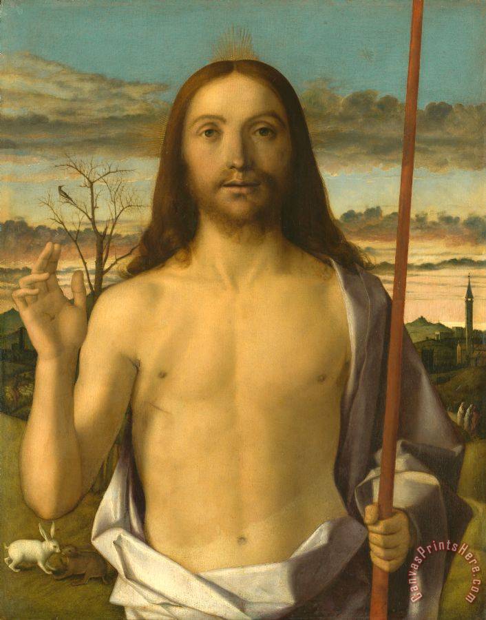 Giovanni Bellini Christ Blessing Art Print for sale - CanvasPrintsHere.com