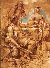 Giovanni Benedetto Castiglione  Allegory in Honour of The Ruling Couple of Mantua
