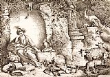 Giovanni Benedetto Castiglione  Circe Changing Ulysses' Men Into Beasts