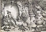 Giovanni Benedetto Castiglione  Circe Changing Ulysses' Men to Beasts