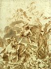 Giovanni Benedetto Castiglione  Hagar And Ishmael in The Wilderness