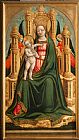 Giovanni d'Alemagna e Antonio Vivarini The Virgin And Child Enthroned And Two Angels