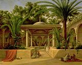 Grigory Tchernezov The Khabanija Fountain in Cairo